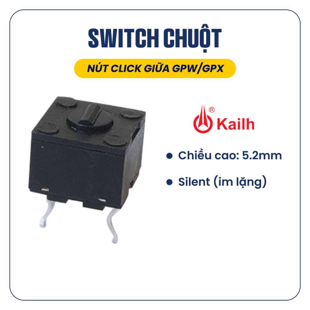 Nút Click Giữa Logitech GPro Wireless Superlight - Switch Kailh Silent ...
