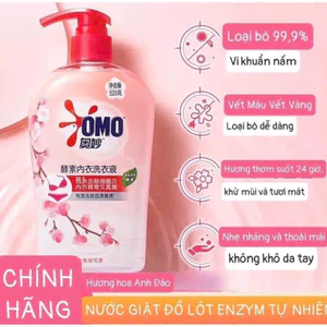 Nước giặt Om chuyên dụng dành cho đồ lót, diệt sạch vi khuẩn và an toàn cho da