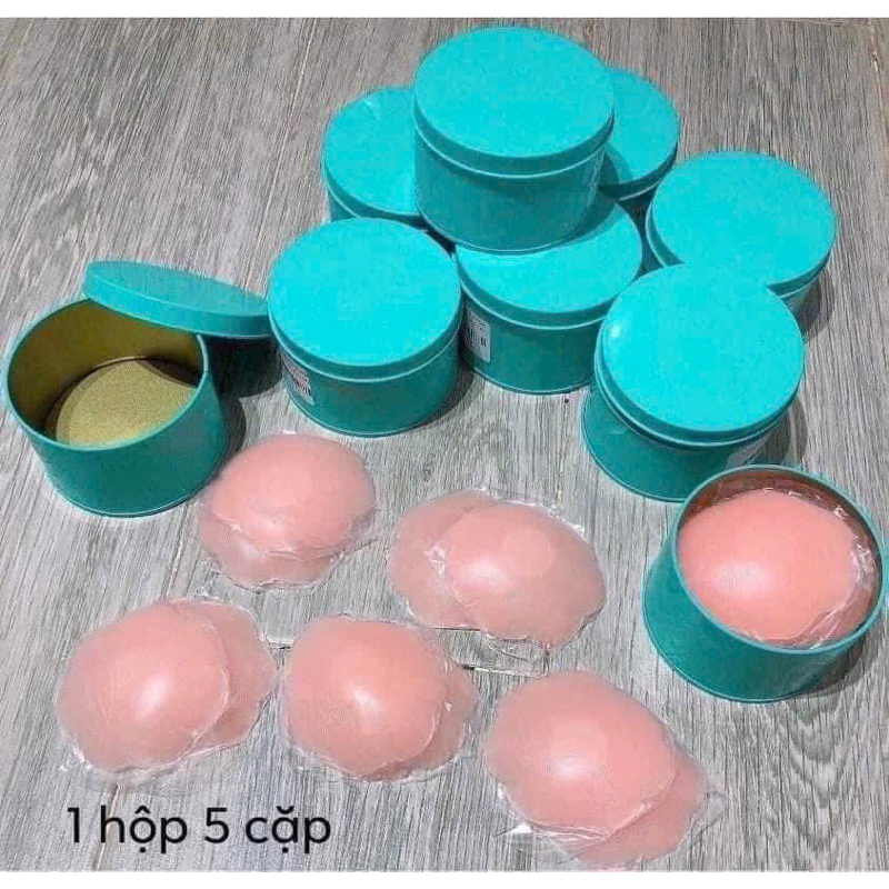 MIẾNG DÁN NHŨ HOA SILICON HỘP XANH