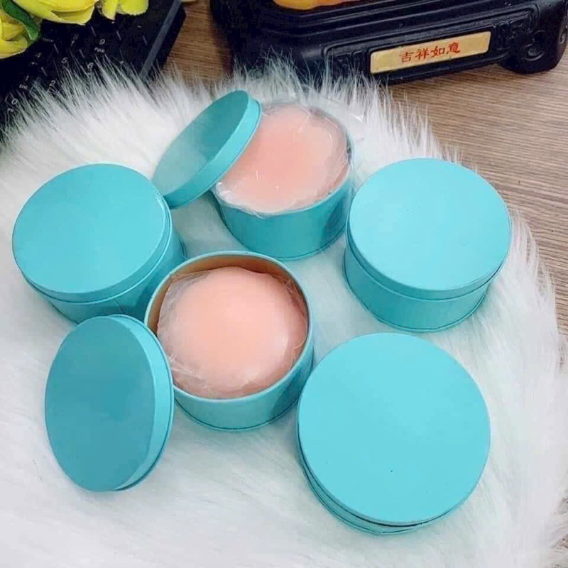MIẾNG DÁN NHŨ HOA SILICON HỘP XANH