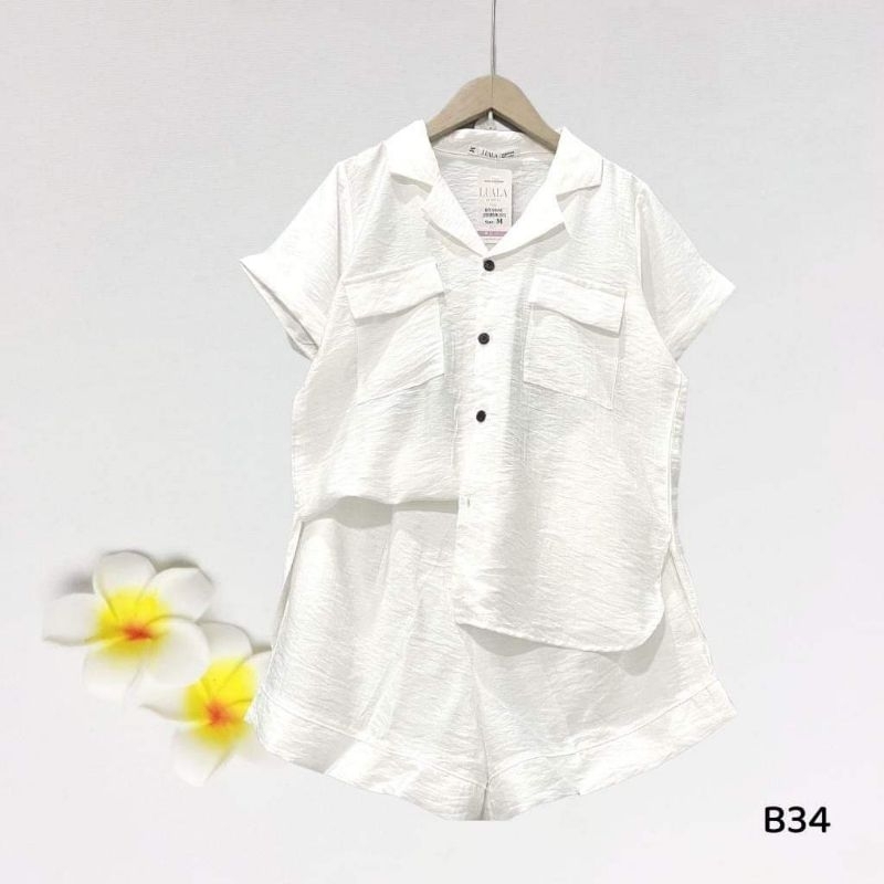 Bộ đũi nữ, đồ bộ nữ áo sơ mi quần ngắn có 2 túi áo, chất đũi tơ xước mềm mát, nhiều size.