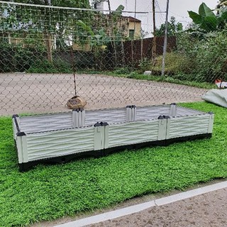 Chậu Ghép Thông Minh 150x50x23cm Nhựa HDPE/PP Cao Cấp, Trồng Rau, Hoa, Cây Cảnh Sân Thượng Ban Công