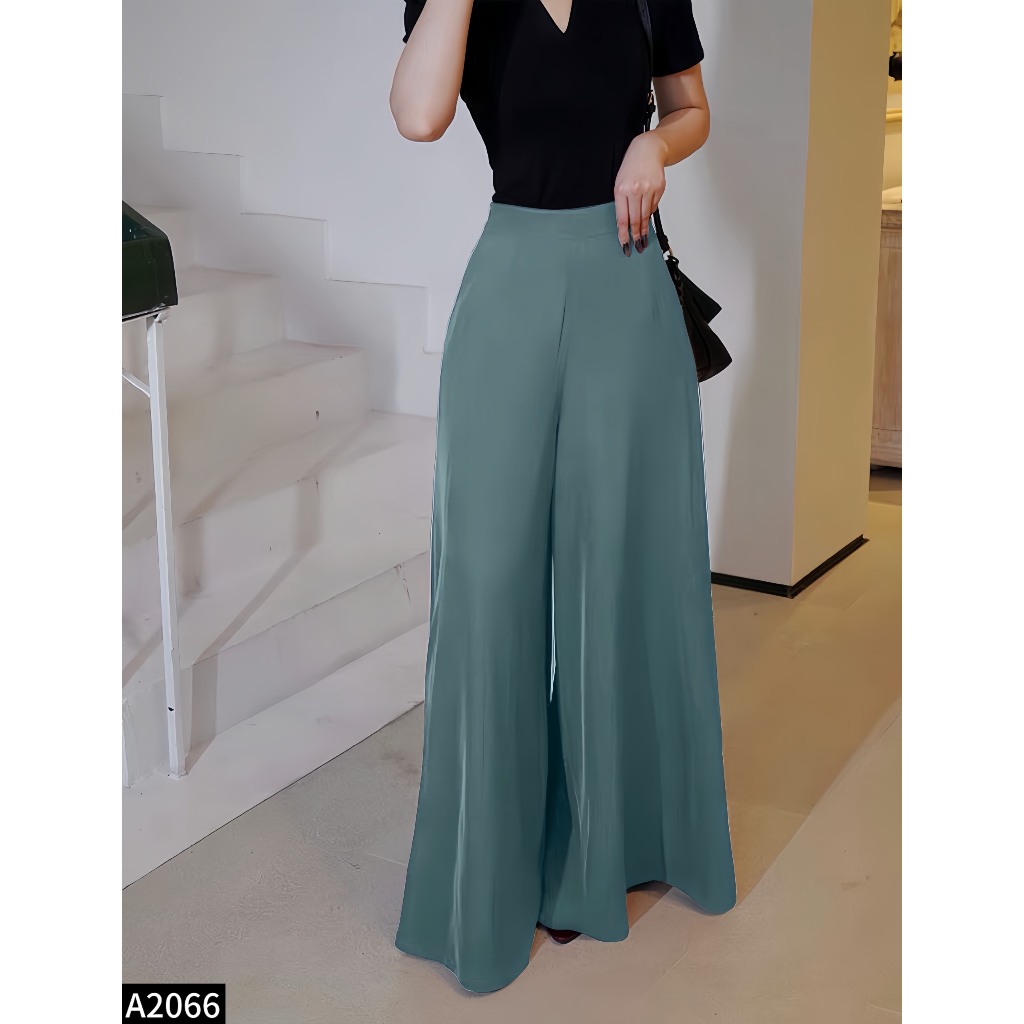 Quần váy culottes cạp cao hack dáng A2066