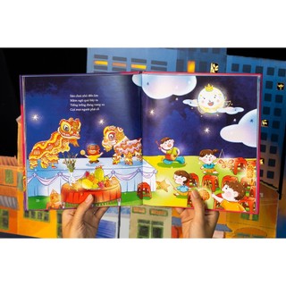 Sách Trung Thu 2024: Boxset Chuyện Mùa Trăng - Ai Chờ Trăng Tới (Bìa cứng 1 cuốn truyện kèm 1 cuốn thơ) - Lionbooks