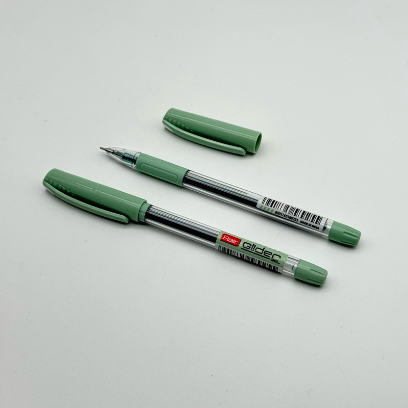 [Mực xanh lá] Hộp 12 bút bi nước Flair Glider 0.5mm.