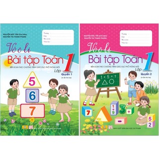 Sách - Vở Ô Li Bài Tập Toán Lớp 1 - Biên soạn theo chương trình GDPT mới - ndbooks