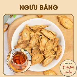 Ngưu bàng khô 200g, rễ ngưu báng, củ ngưu bàng thái lát, thơm, dùng pha trà, nấu canh dưỡng sinh
