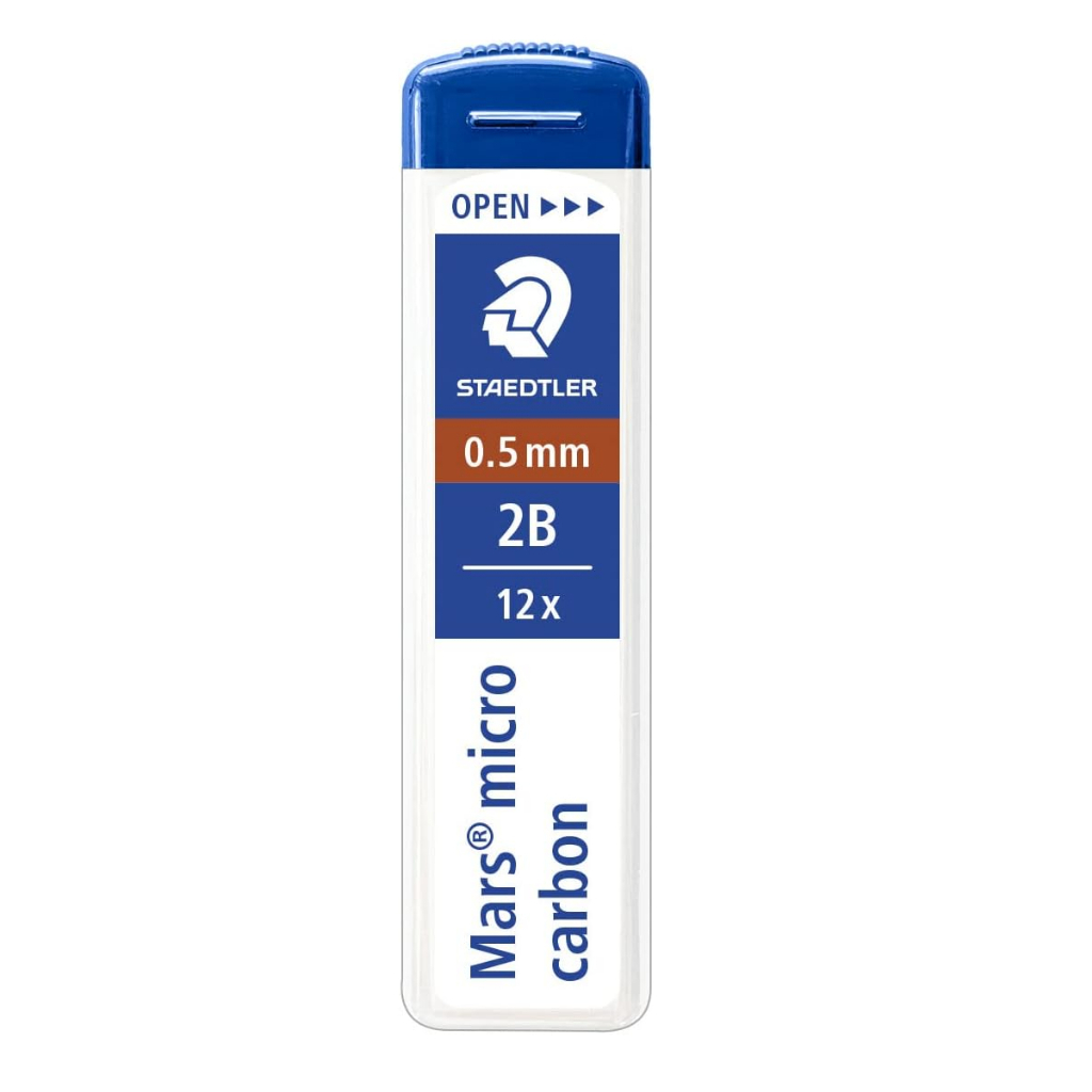 STAEDTLER Mars Micro Carbon 250 0.7 Mm HB – 48 Vullingen (4 Buizen) – Breekvast & Zwarte Lijnen