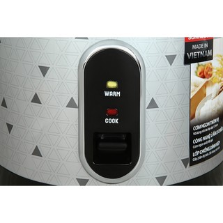 Nồi cơm nắp gài Sunhouse 3 lít SHD8305 Dung tích 3 lít, Số người ăn Trên 6 người Công suất	900W