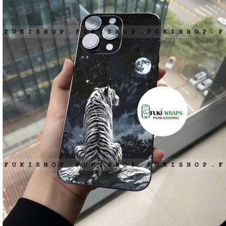 Tấm dán Skin Mặt sau Hổ MS06 Dành cho 15promax , 14promax , 13promax , 12promax , 11promax - FukiShop