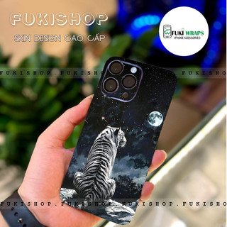 Tấm dán Skin Mặt sau Hổ MS06 Dành cho 15promax , 14promax , 13promax , 12promax , 11promax - FukiShop