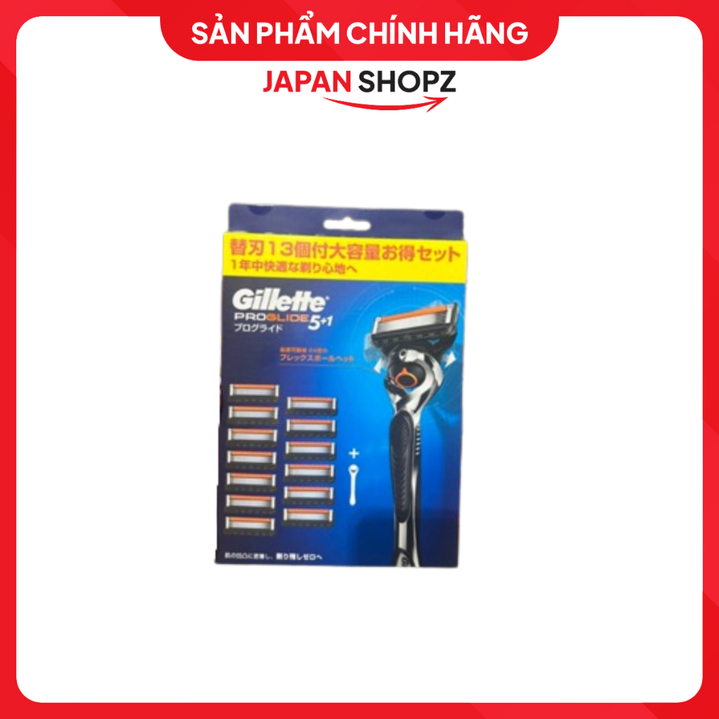 Set dao cạo râu dùng pin Gillette Proglide Flex Ball 5+1 13 lưỡi thay ...