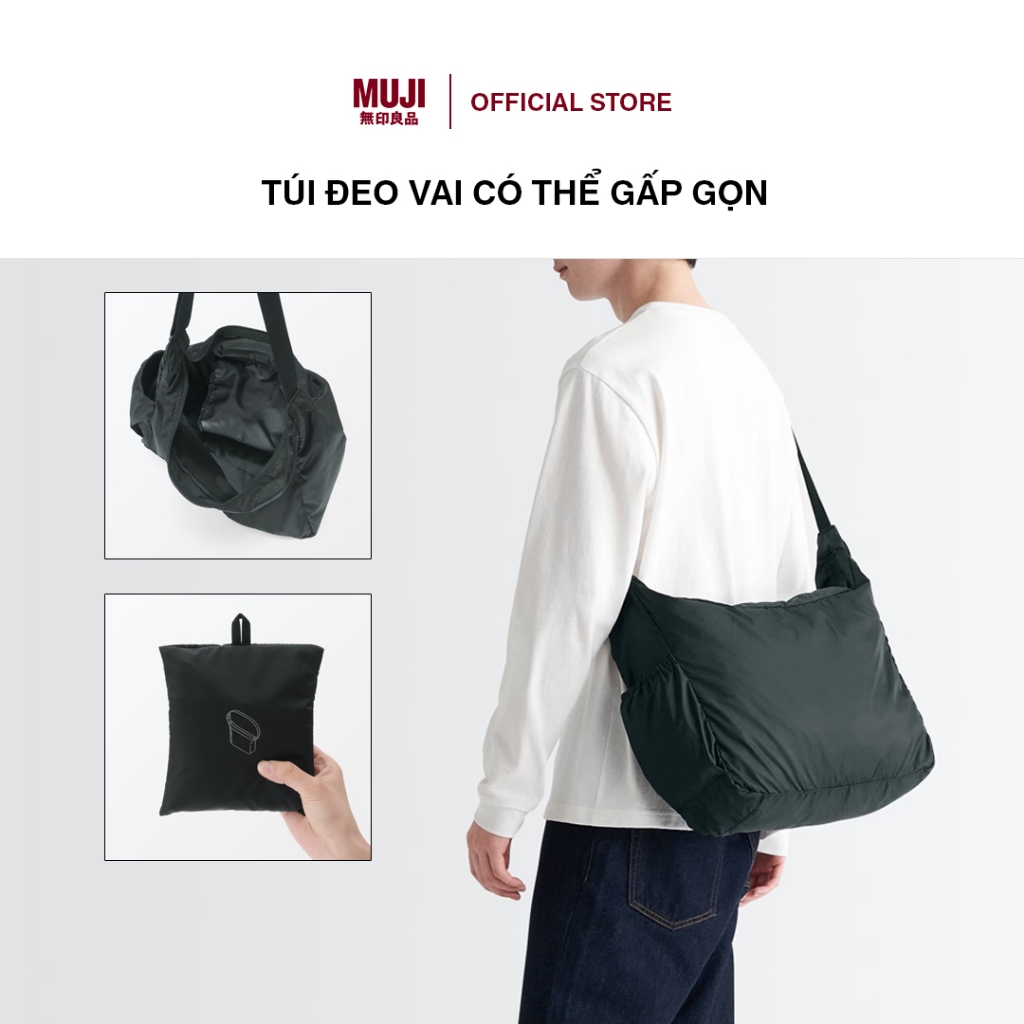 Túi Đeo Vai Có Thể Gấp Gọn MUJI | Shopee Việt Nam