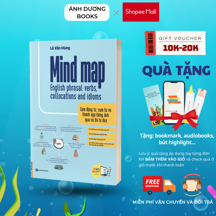 Sách - Mind Map English phrasal verbs, collocations and idioms - Cụm ...