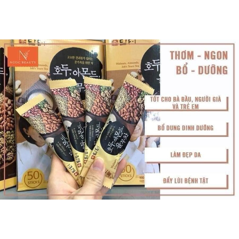 [2026]Bột ngũ cốc DAMTUH hộp 50 gói Hàn quốc tibongstore