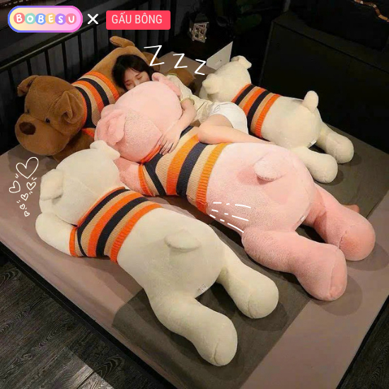 Gấu Bông Ôm Ngủ Hình Mèo Cam Size Lớn