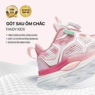 Giày thể thao bé gái HOBIBEAR GU8199, giày chạy thể thao thời trang đế Eva khóa xoay