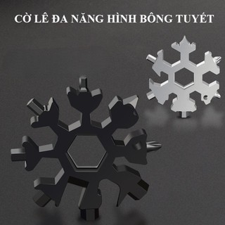 CỜ LÊ ĐA NĂNG HÌNH BÔNG TUYẾT 18 TRONG 1 BỘ 2 CÁI | THÉP KHÔNG GỈ 420 | DỤNG CỤ SỬA CHỮA CẦM TAY