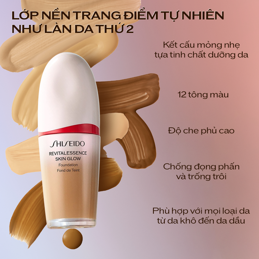 Ảnh Kem nền Shiseido Revitalessence Skin Glow Foundation 30ml 3