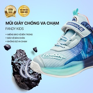 Giày thể thao trẻ em HOBIBEAR GS7970, giày eva shoes blue màu xanh dương có khóa dán
