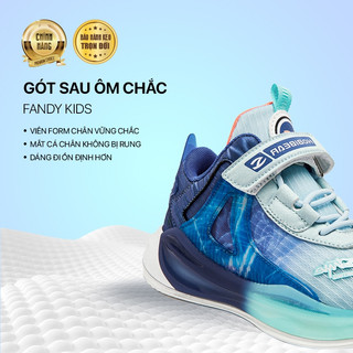 Giày thể thao trẻ em HOBIBEAR GS7970, giày eva shoes blue màu xanh dương có khóa dán