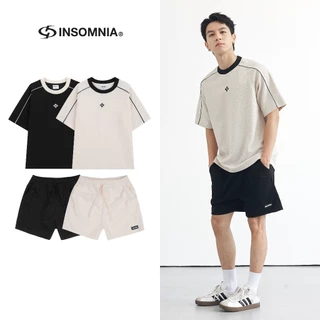 Combo Set Bộ INSOMNIA Unisex Áo Thun Waffle + Quần Short Waffle CB003