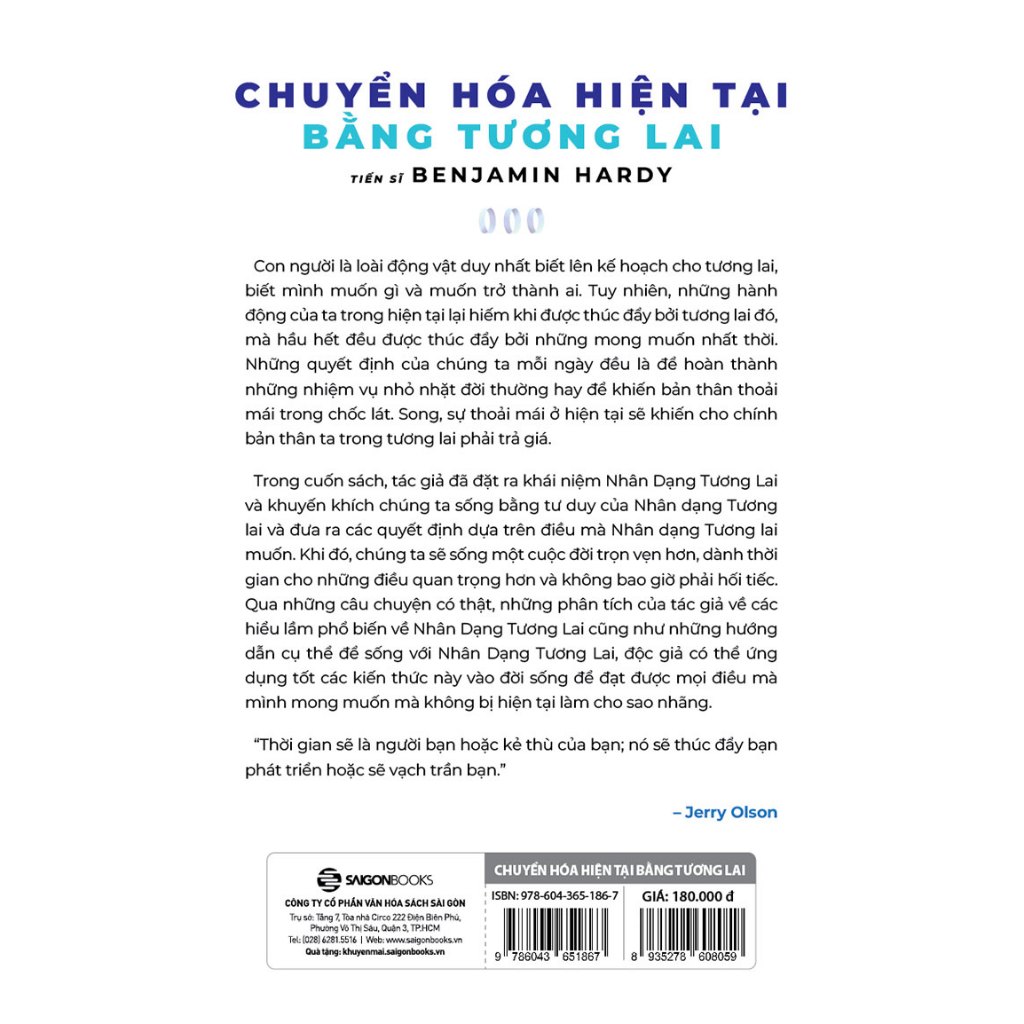 Sách - Chuyển Hóa Hiện Tại Bằng Tương Lai - Benjamin Hardy
