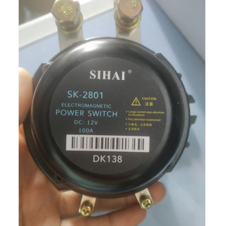 Ngắt mát điện ô tô, công tắc cắt mát điện ô tô Sihai điện 12v 24v. (Giá 1 chiếc)