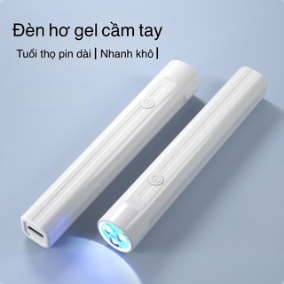 NANTY Máy hơ gel mini 1 ngón tích điện bút hơ gel móng cầm tay Đèn led Sây Khô Móng Tay Móng Chân mini  UV LED Nhanh khô