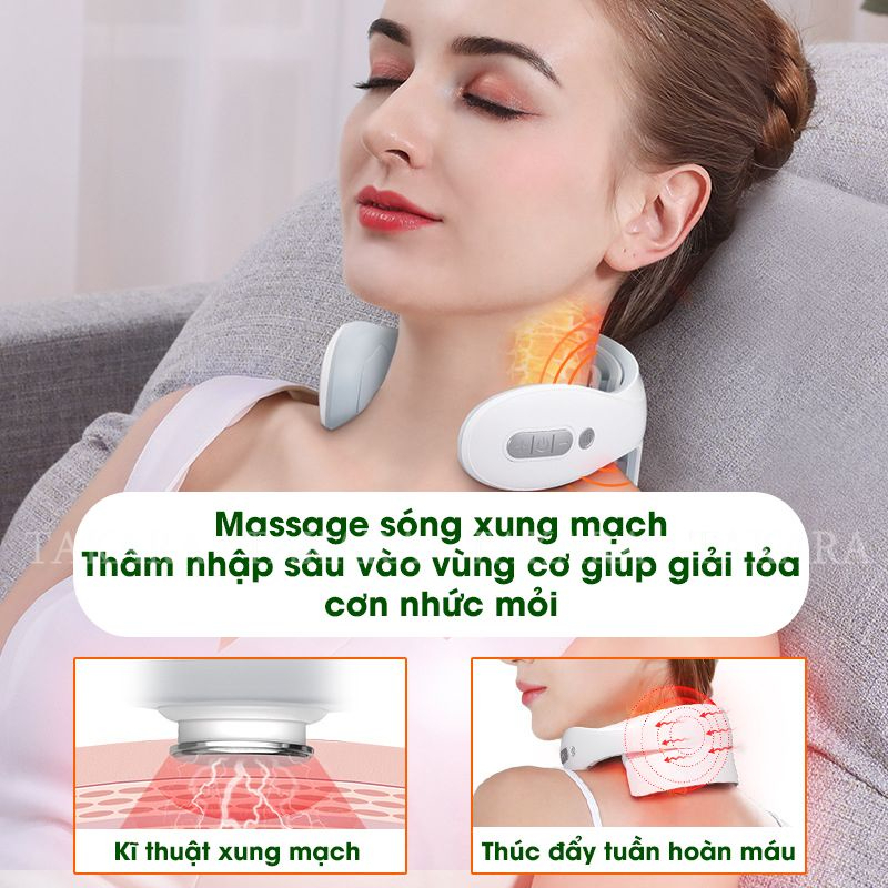 Máy Massage Cổ Vai Gáy Okaymachi Hàng Nhật (Made in Japan) SP23