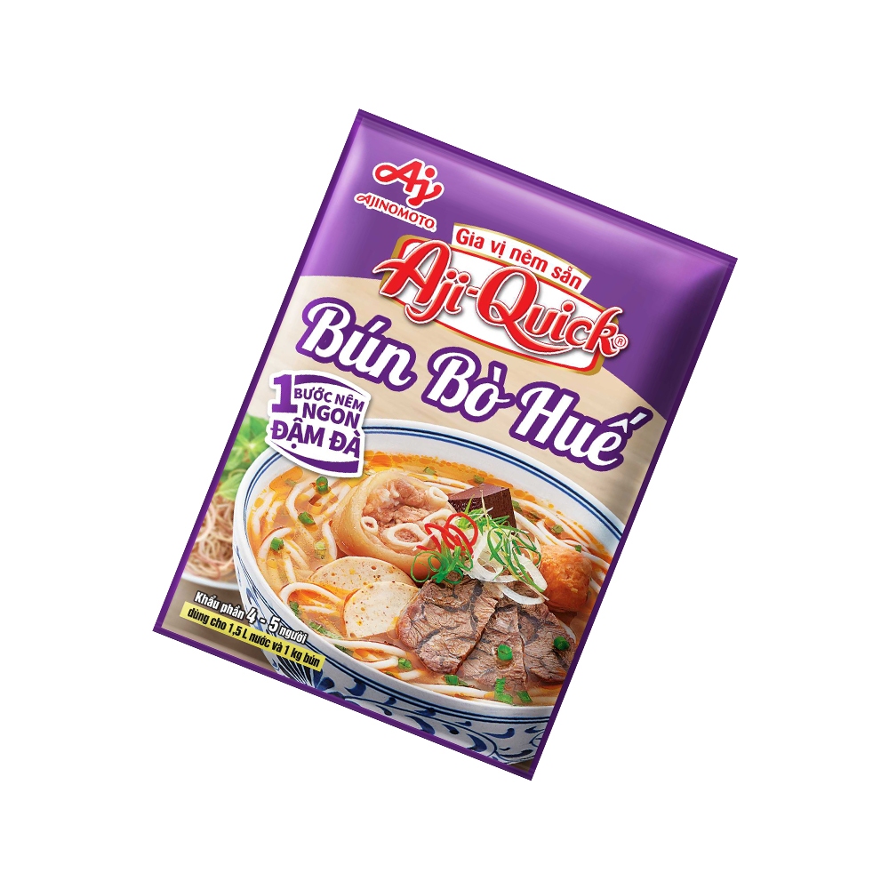 Ảnh Combo 6 Gói Gia Vị Nêm Sẵn Aji-Quick® Bún Bò Huế 59g/Gói 4