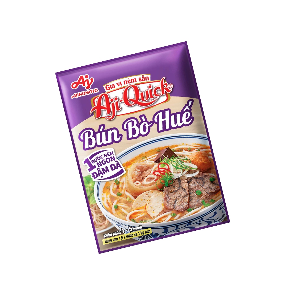 Ảnh Combo 6 Gói Gia Vị Nêm Sẵn Aji-Quick® Bún Bò Huế 59g/Gói 3