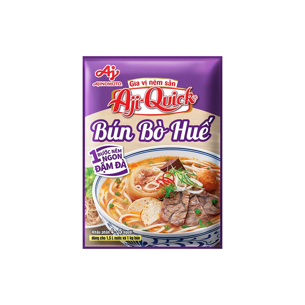 Ảnh Combo 6 Gói Gia Vị Nêm Sẵn Aji-Quick® Bún Bò Huế 59g/Gói 2
