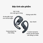 Tai Nghe Bluetooth Không Nhét Tai Shokz OpenFit Air T511 True Wireless Earbuds Pin 6h - Sạc Nhanh- Bảo Hành 2 năm — ảnh 4
