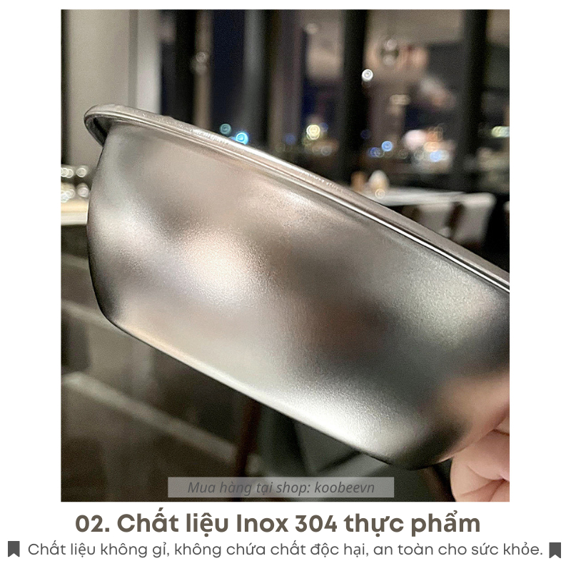 Bát Ăn Dặm Inox 304 KOOBEE Hình Gấu Dễ Thương Cho Bé Chất Liệu Cao Cấp An Toàn | 126