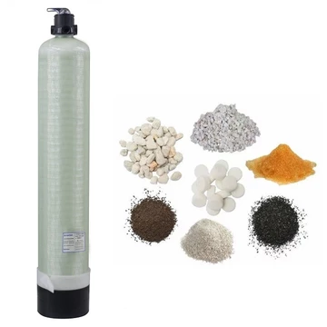 Cột lọc tổng lọc nước phèn, kim loại 844 trọn bộ đầy đủ 5 loại vật liệu lọc