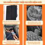(Có Hỏa Tốc) Nệm xe ô tô, đệm giường ô tô loại 1 gỗ tự nhiên ép plywood CAR247 chính hãng - An toàn sức khoẻ — ảnh 4