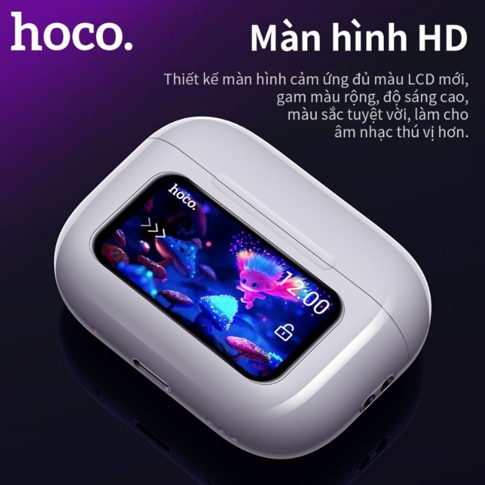 Tai Nghe Bluetooth Hoco EW72 Chống Ồn Có Mic Đàm Thoại Màn Hình Cảm Ứng Điều Khiển - Hàng Chính Hãng | BigBuy360 - bigbuy360.vn