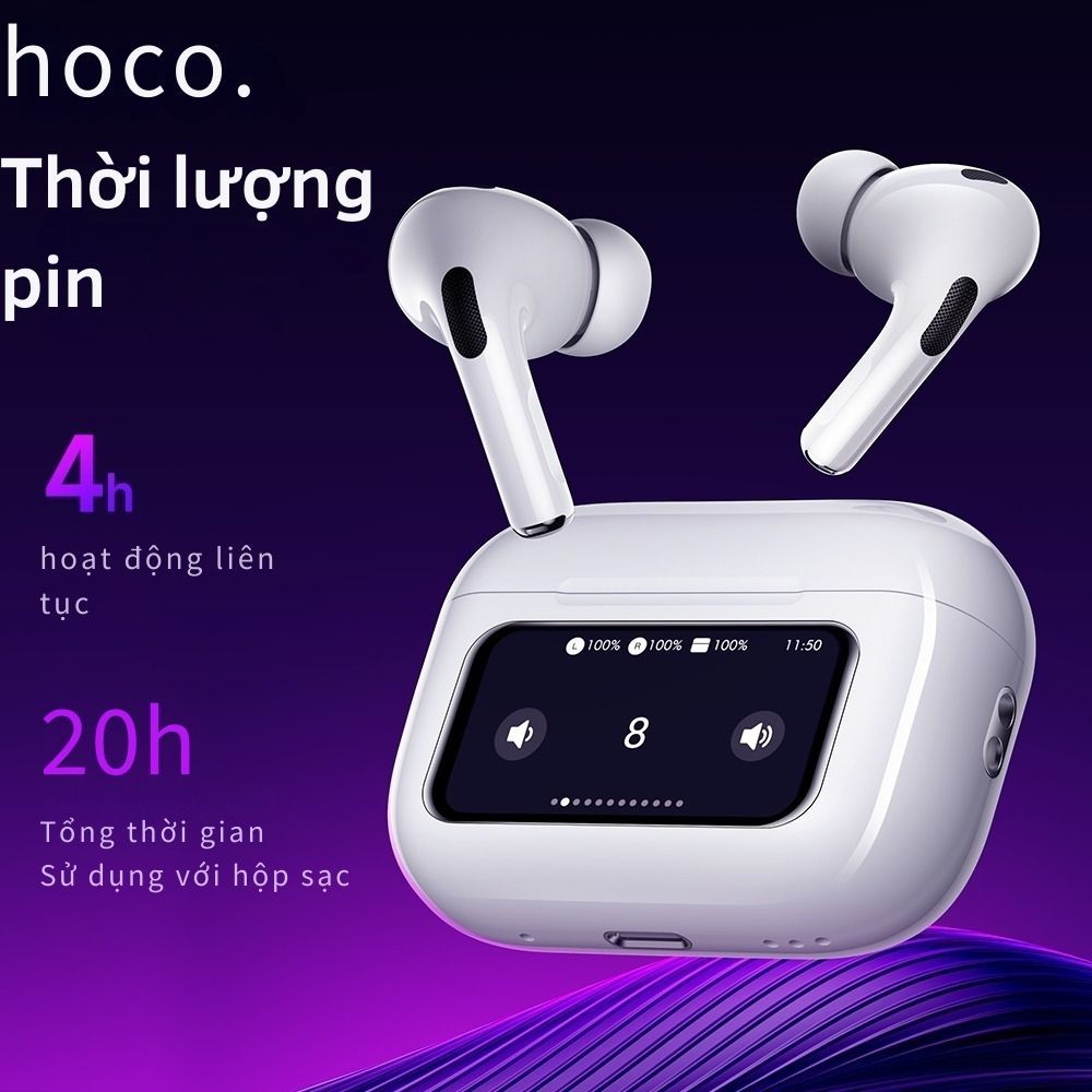Tai Nghe Bluetooth Hoco EW72 Chống Ồn Có Mic Đàm Thoại Màn Hình Cảm Ứng Điều Khiển - Hàng Chính Hãng | BigBuy360 - bigbuy360.vn