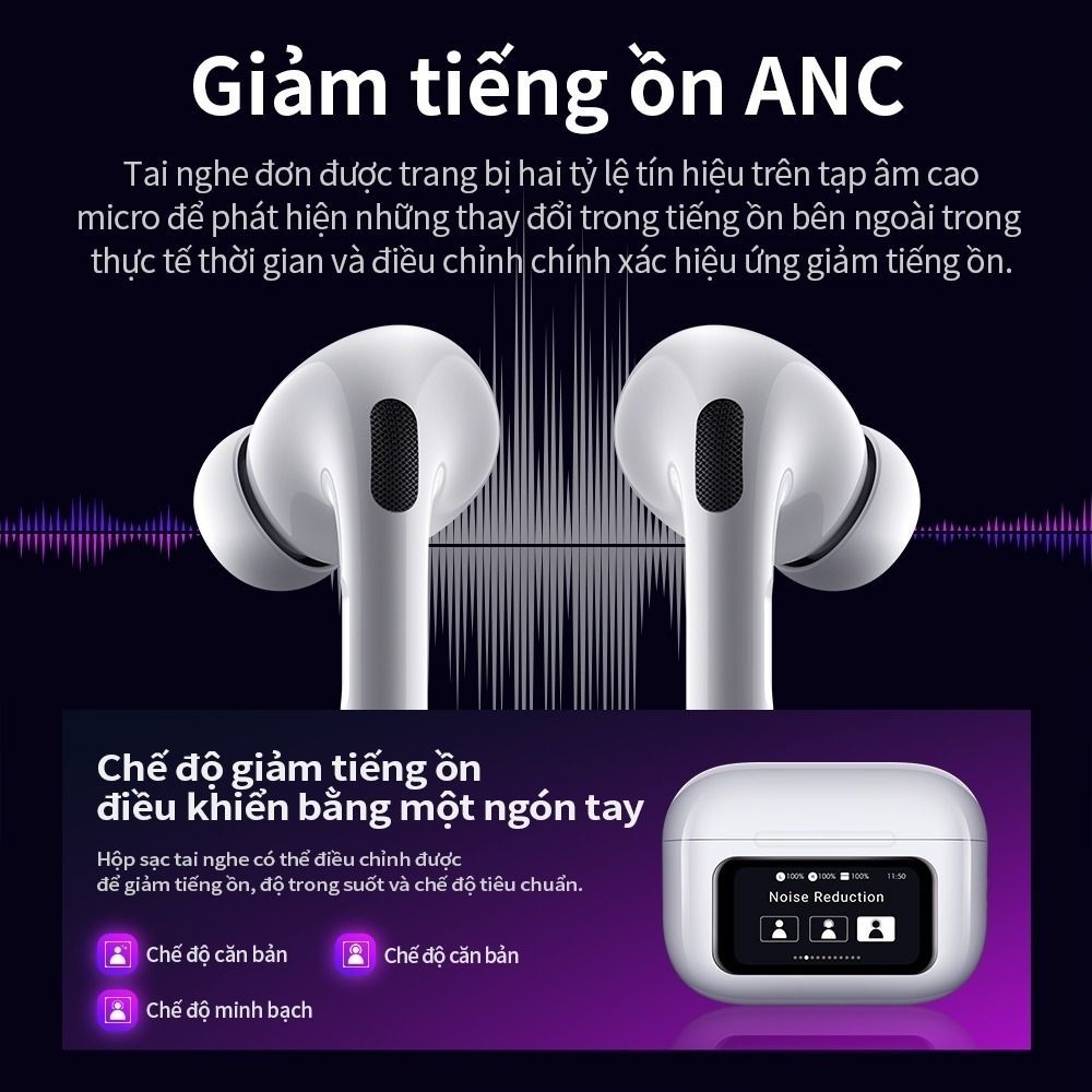 Tai Nghe Bluetooth Hoco EW72 Chống Ồn Có Mic Đàm Thoại Màn Hình Cảm Ứng Điều Khiển - Hàng Chính Hãng | BigBuy360 - bigbuy360.vn