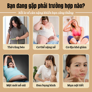 Ngâm chân giảm cân dưỡng nhan Fengcha giảm mỡ phù nề tích tụ ở chân, đùi , bụng , dưỡng hồng da mặt