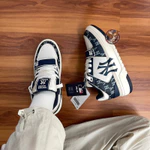 [ Chính Hãng Full Hidentag ] Giày MLB Chính Hãng Chunky Liner Mid Độn Đế Chính Hãng. Giày Sneaker Nam Nữ Chính Hãng — ảnh 2