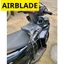 GHẾ ĐÔN GA INOX YÊN NỆM ĐEN AIRBLADE - PCX - IMPLUSE - FREEGO - VESPA