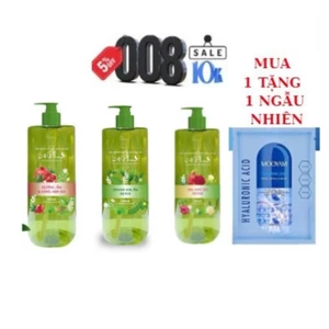 Sữa tắm dành cho dạ nhạy cảm Khổ qua, Trà xanh, Rau má 24Plus 800ml