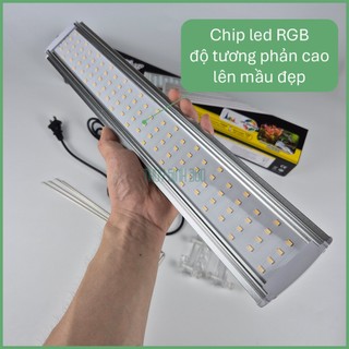 Đèn Coco UR Máng Nhôm - Phiên Bản Mới 2024 - Chip Led RGB 3 in 1, Đỏ Cá Không Đỏ Nước
