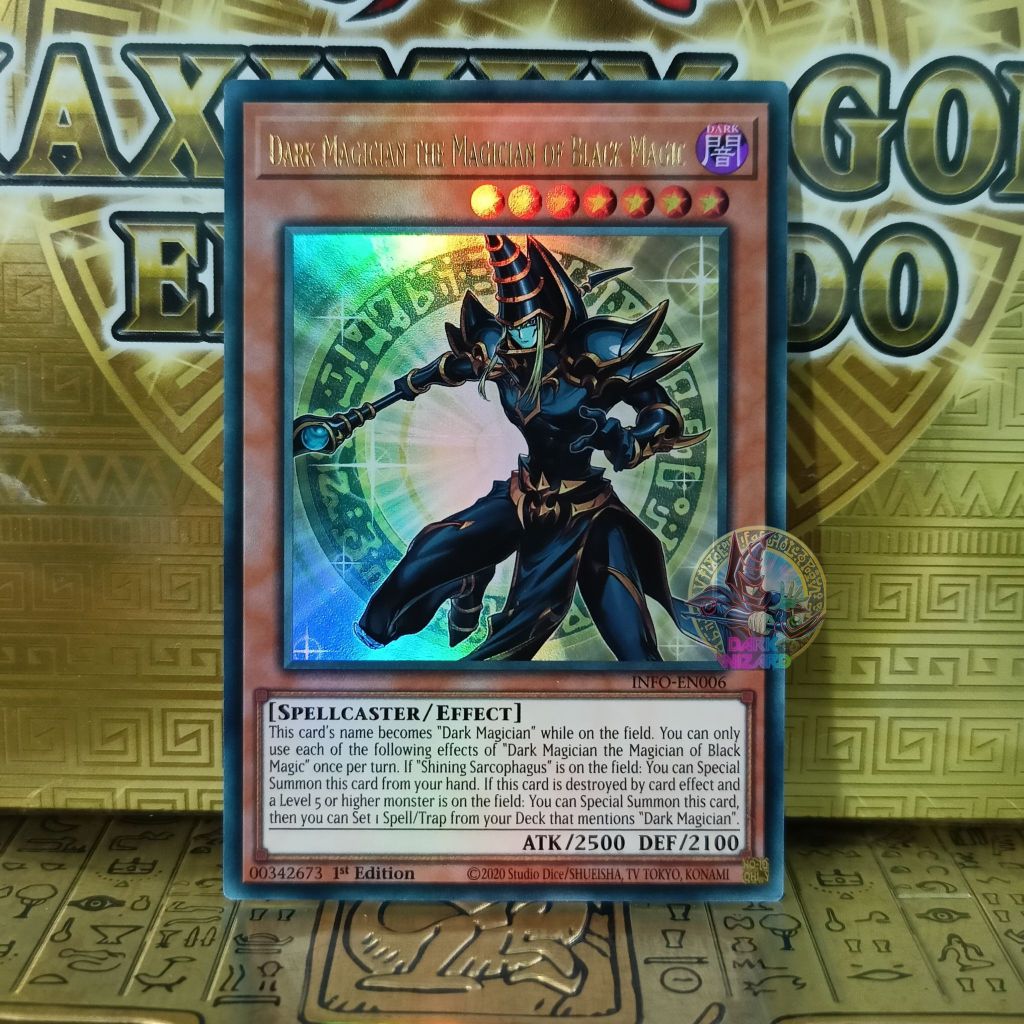 Dark Magician the Magician of Black Magic INFOEN006 Ultra Rare [Thẻ bài Yugioh] Shopee