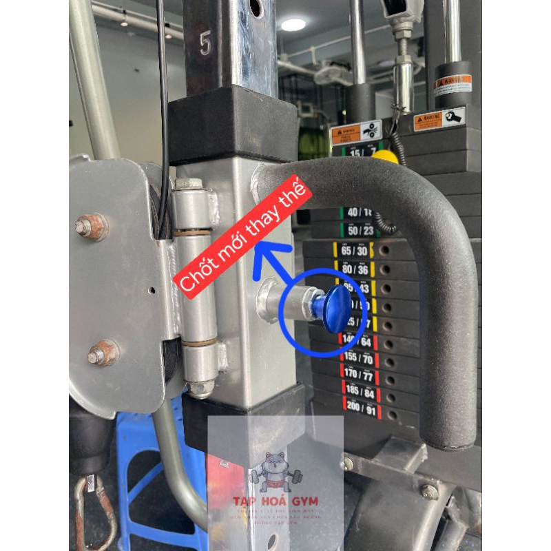 Chốt rút M20 kèm áo