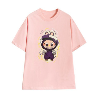 Áo thun OVERSIZE LABUBU TÍM unisex nam nữ form rộng