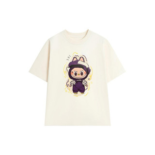 Áo thun OVERSIZE LABUBU TÍM unisex nam nữ form rộng
