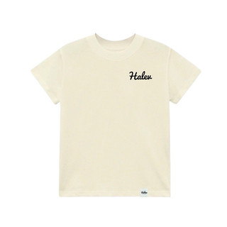 Áo thun Babytee in hình chữ Halev 2 mặt Signature chất Cotton Premium